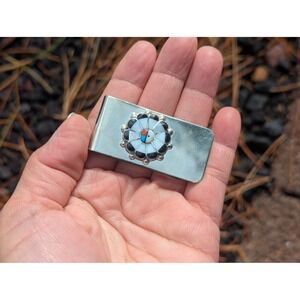 Handmade Sterling Silver Money‎ Clip Genuine Native American Jewelry ***